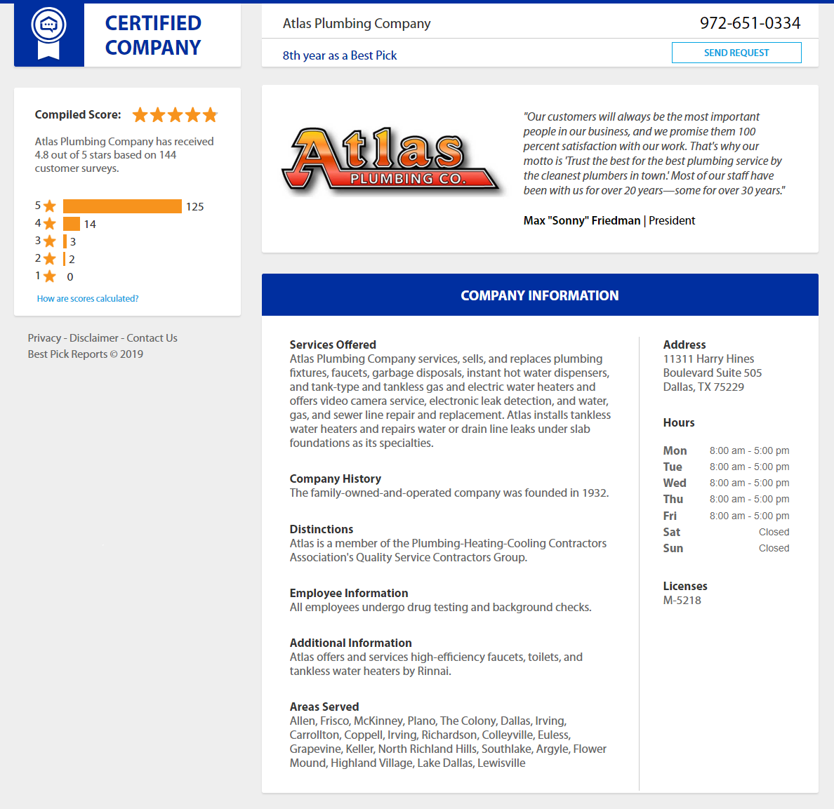 Your Best Pick Reports Profile Help Center