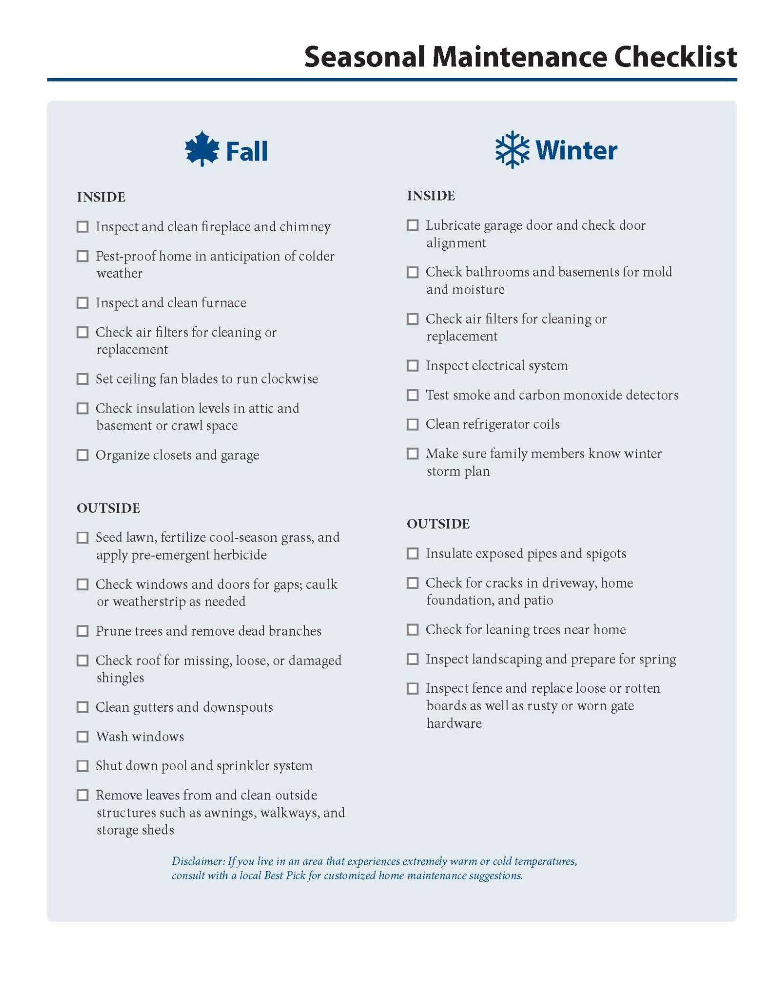 seasonal-maintenance-checklist-help-center